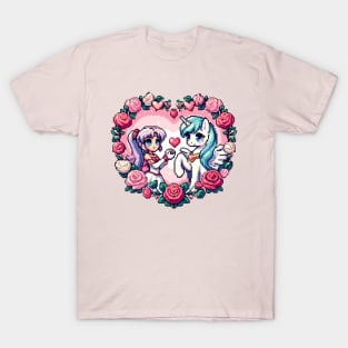 Unicorn Valentine Days T-Shirt